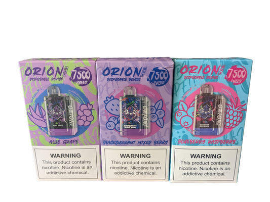ORION ~ Disposable Nicotine Vape - 7,500 Puffs